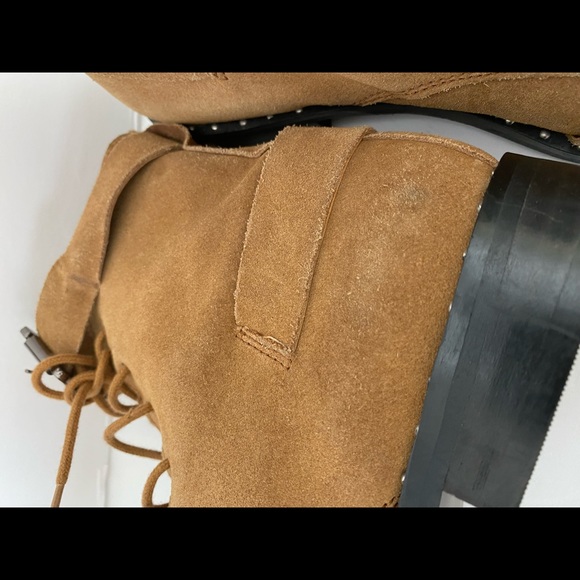 ASOS Arabelle lace-up buckle suede boots Size 5.5 - Picture 13 of 17